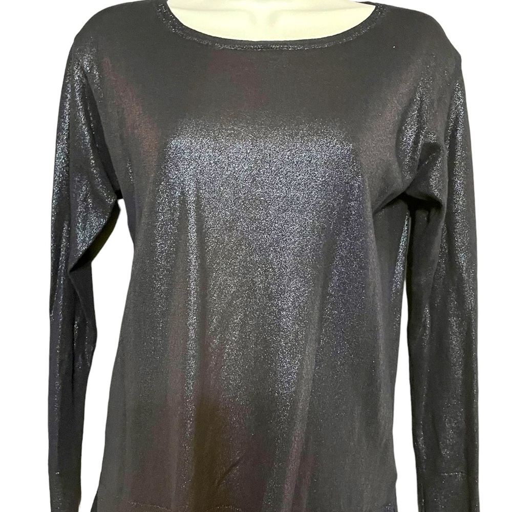 Womens top metallic dark blue PS Ralph Lauren PS